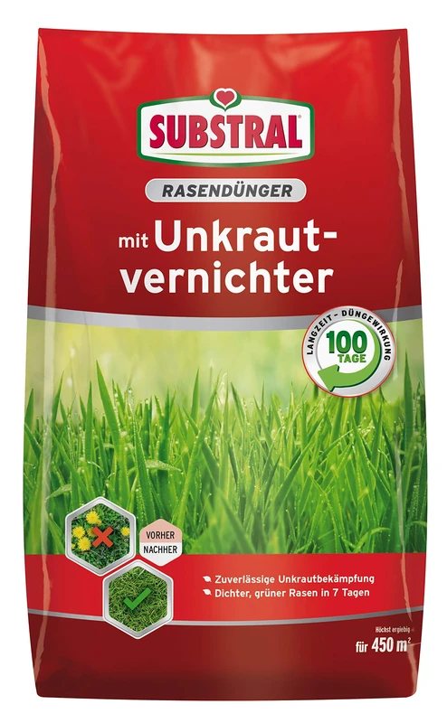 Substral 8217 Lawn Fertilizer with Weed Killer 450 m²/ 9 kg