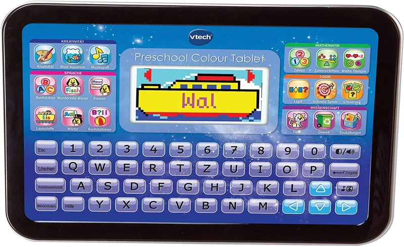 VTech Preschool colour tablet blue, German version
