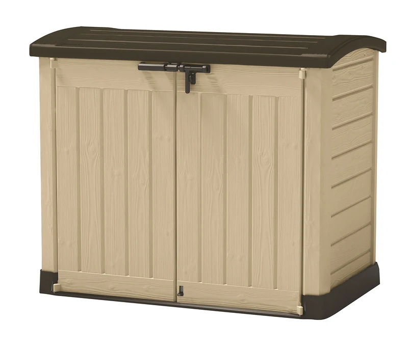 Keter Store It Arc Outdoor Garden Shed - 1200L - Taupe/Beige - Image 1