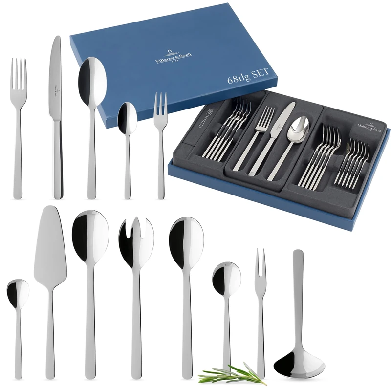 Villeroy & Boch Louis Cutlery Set 68pcs 44x29x9cm