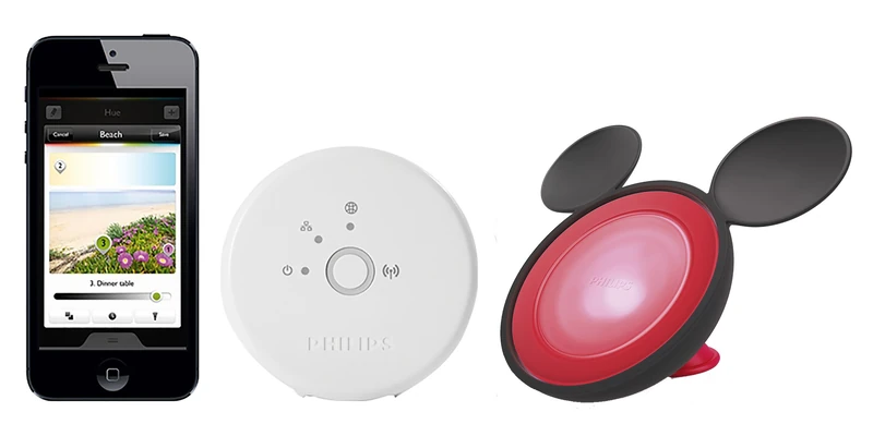 Philips Hue Disney LED StoryLight Starter Kit - 1 x Hue LED StoryLight, 1 x Bridge