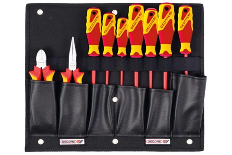 Gedore 1100 W-002 VDE Tool Board with VDE Pliers/Screwdriver Assortment