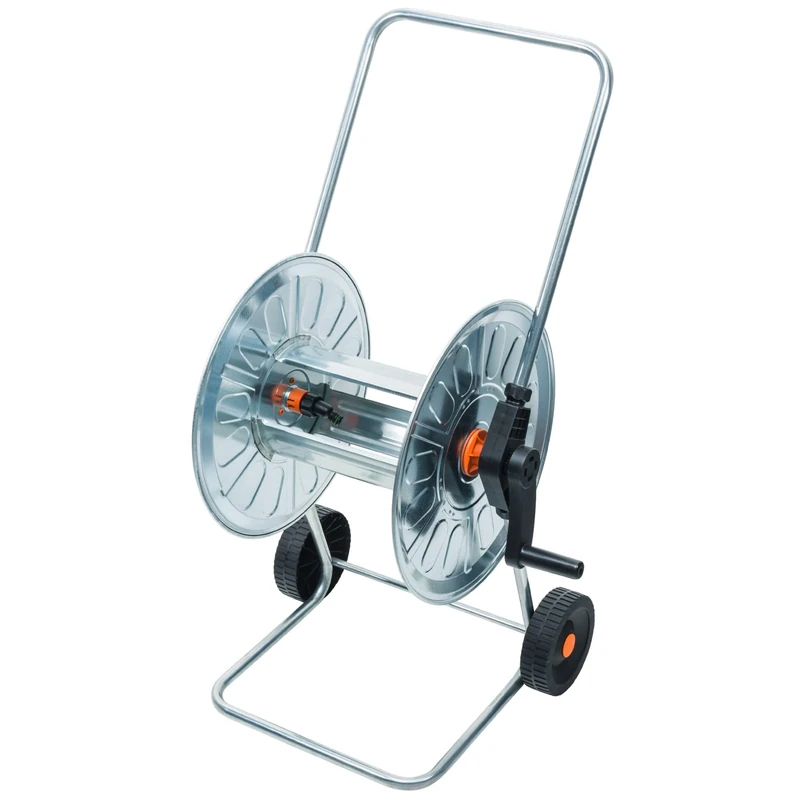 Rain 9294 Portable Metal Dispenser with Handle - Two Plastic Wheels - Ergonomic Handle