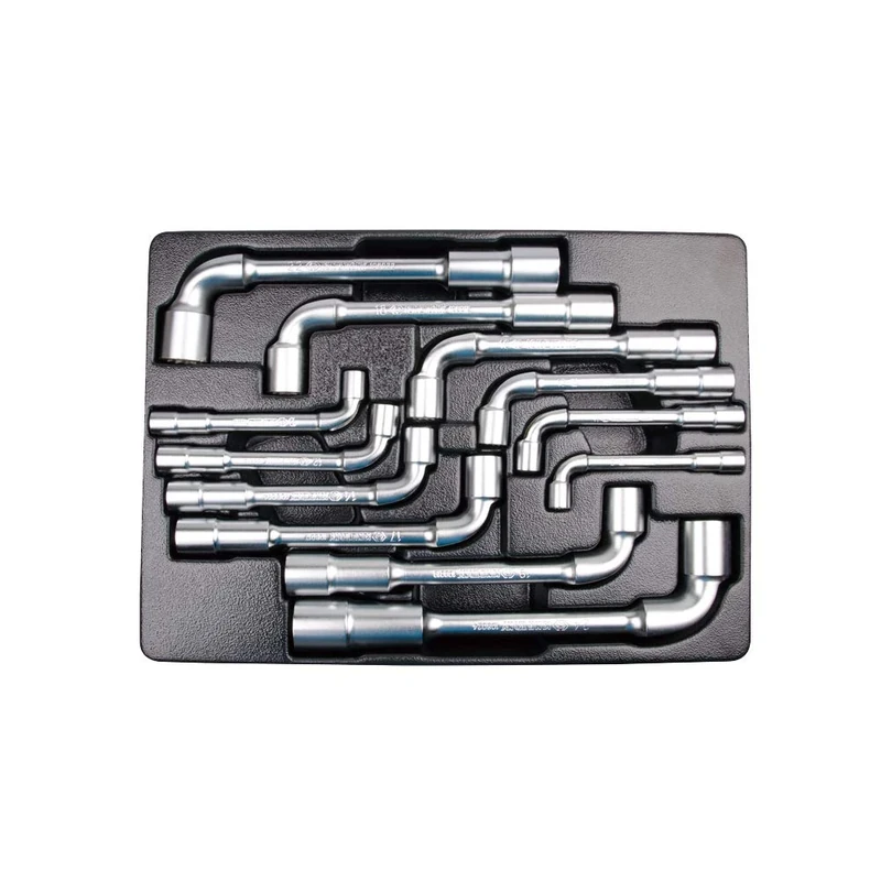 KING TONY 91812MR Pipe Wrench for Tool Trolley, Set of 12