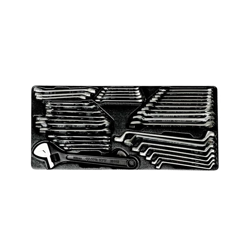king tony 990138CR Wrench Set for Tool Trolley