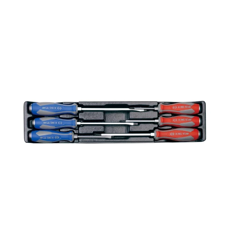 king tony 930206MR Heavy Duty Screwdriver Set for Tool Trolley