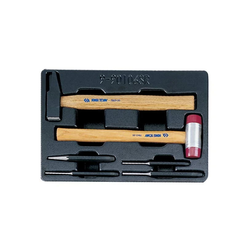 KING TONY 990106SR Punch for Tool Trolley, Set of 6