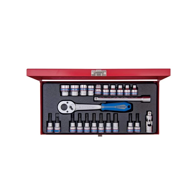 KING TONY 3024MR Socket Wrench, 3/8-inch, Set of 24