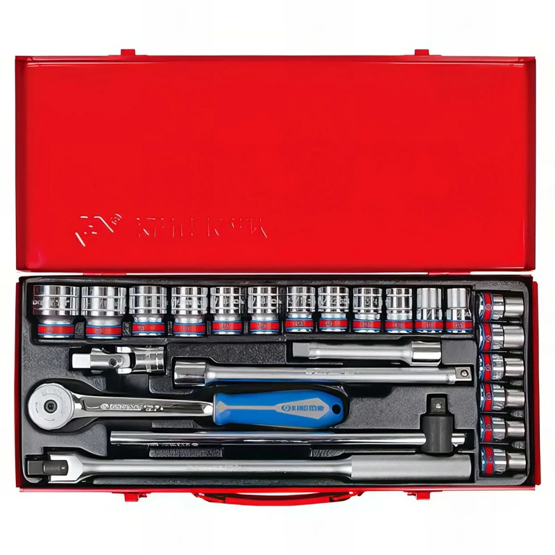 king tony 4526SR04 Set of Thumb Sockets and Accessories, Set of 24, 1/2"