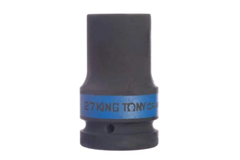 KING TONY 843527M Socket De Impacto Long 1" 27mm for DIYers & Professionals, Built for Repair and Installation tasks, 27mm