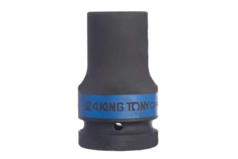 KING TONY 843524M Socket De Impacto Long 1" 24mm for DIYers & Professionals, Ideal for Repair and Installation tasks, 24mm
