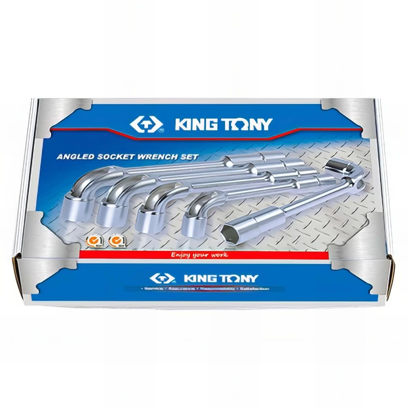 king tony 1916MR Box of Metric Pipe Wrenches, Set of 16