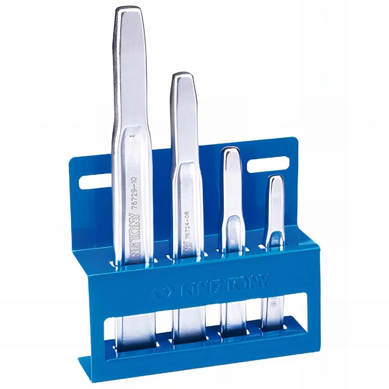 king tony 11104PR Rib Set of Slot Chisels, Set of 4