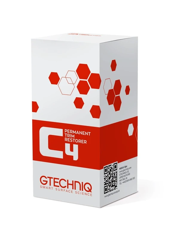 Gtechniq C4 Permanent Trim Restorer 30ml - Revitalize Tired, Faded, Discoloured Car and Vehicle Trim - Premium Weather Protection, UV Resistant, Leaves No Unattractive Gloss - 2 Year Durability