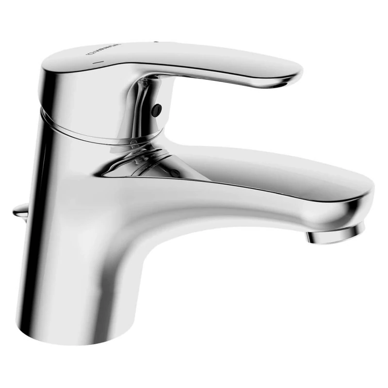Hansa Hansamix 01092283 Single-Lever Washbasin Mixer Tap with Hoses, Chrome-Plated