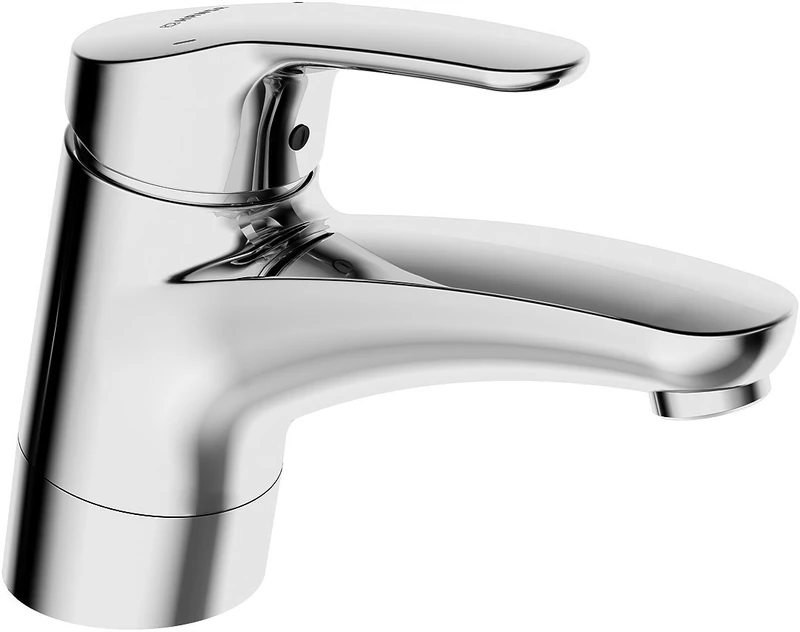 Hansa Hansamix Wash Basin Mixer Tap with Pivoting Spout Without Drainage Fitting Chrome-Plated 01182183