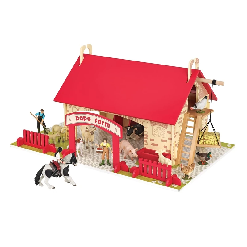 Papo - My First Farm 60106, Discovering Agriculture for Children from 3 Years - 61 cm - Educational Figurine Set to Learn about Life in the Country