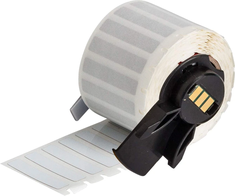 Brady PTL-25-717 B-717 Label, Gloss, Static Dissipative Polyimide, 0.250" H x 1.250" W, White, 750/Roll (Pack of 750)