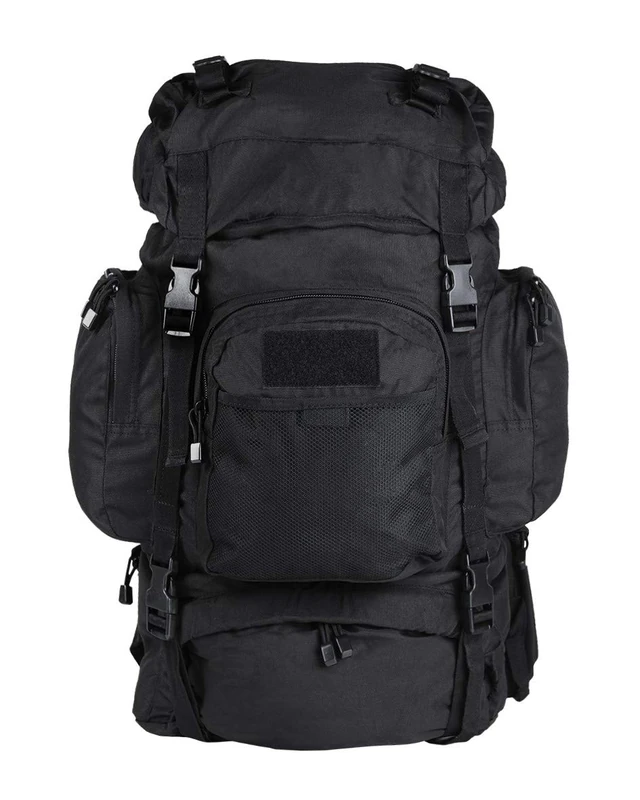 Mil-Tec Unisex Commando Backpack, black, standard size, Mission