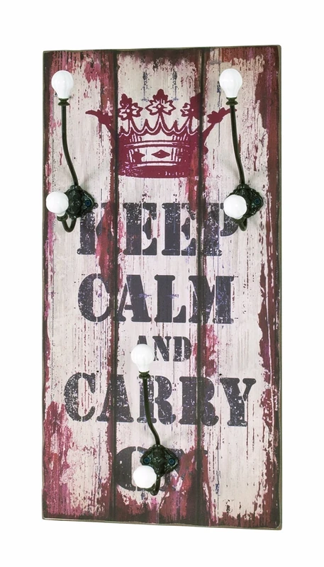 HAKU Möbel Wardrobe Motif, Black, Pottery, Mdf, Metal - Size: W 30 cm X H 60 cm X D 12 cm, Style: Industrial