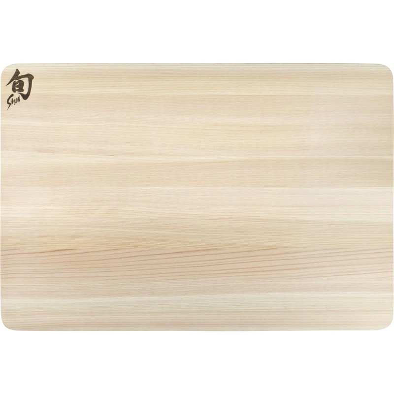 Kai Shun Cutting Board Hinoki, Size M - Japanese Cypress - Dimensions 40.5 x 27.5 x 1.35 cm Cutting Board Wooden Board for Cutting