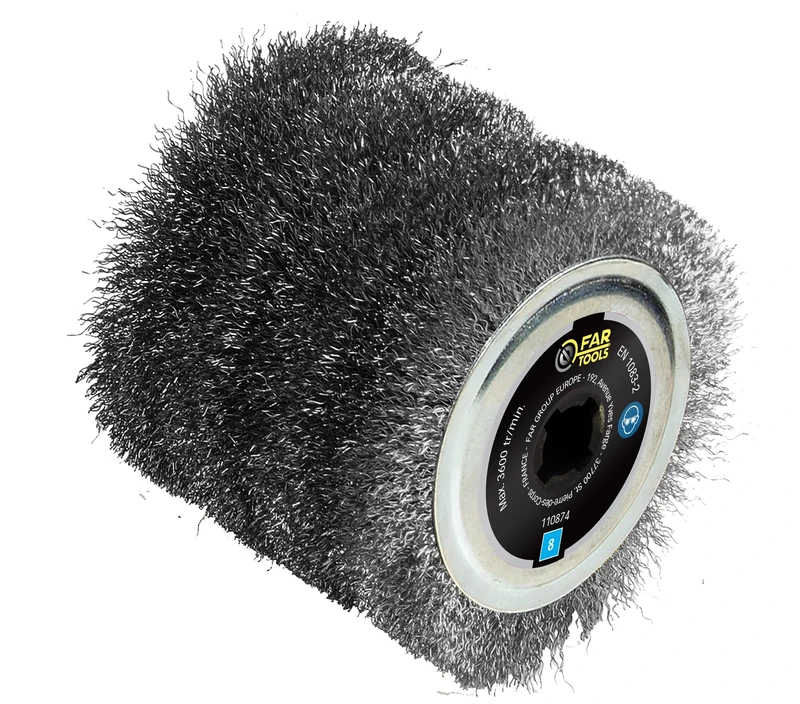 Fartools 110874 Metal Wire Brush for Renovator REX120 Diameter 120 mm Black - Image 1