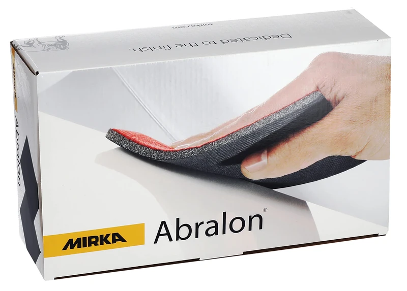 Mirka Abralon 115x140mm / Hook & loop / 360 grit / 20 pack/for sanding and polishing lacquer, wood, plastics