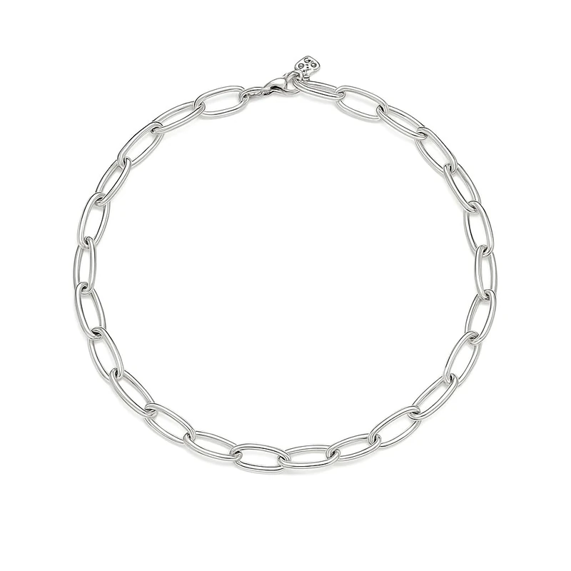 Colgante in Alloy of Metal Plated in Silver of Sterling .- Mín Longitud: 64