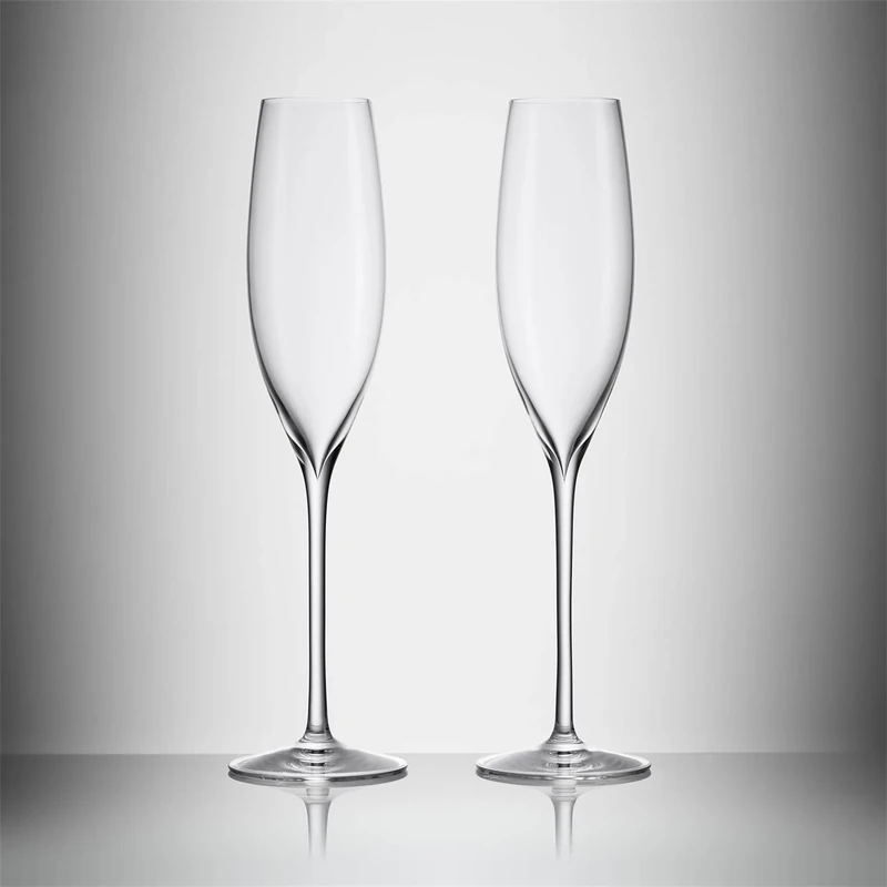 Waterford Elegance 40001101 Classic Flute Pair 240ml, Crystal