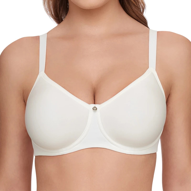 SUSA Women's Spacer-BH Catania 7869 Comfort T-Shirt Bra, White (White 003), 40C