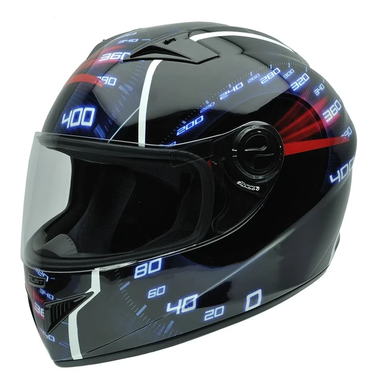 NZI Must Motorcycle Helmet, Multicoloured (390 Km/h), 56