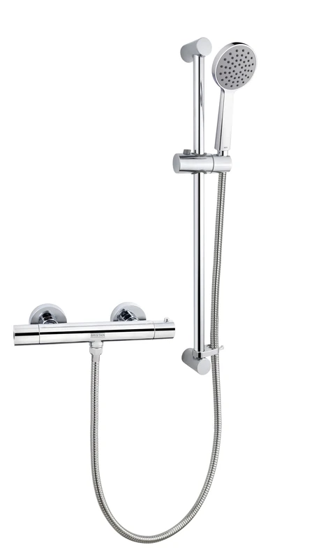 Bristan ZI SHXSMCTFF C Zing Cool Touch Bar Shower with Single Mode Kit & Fast Fit Connections, Silver