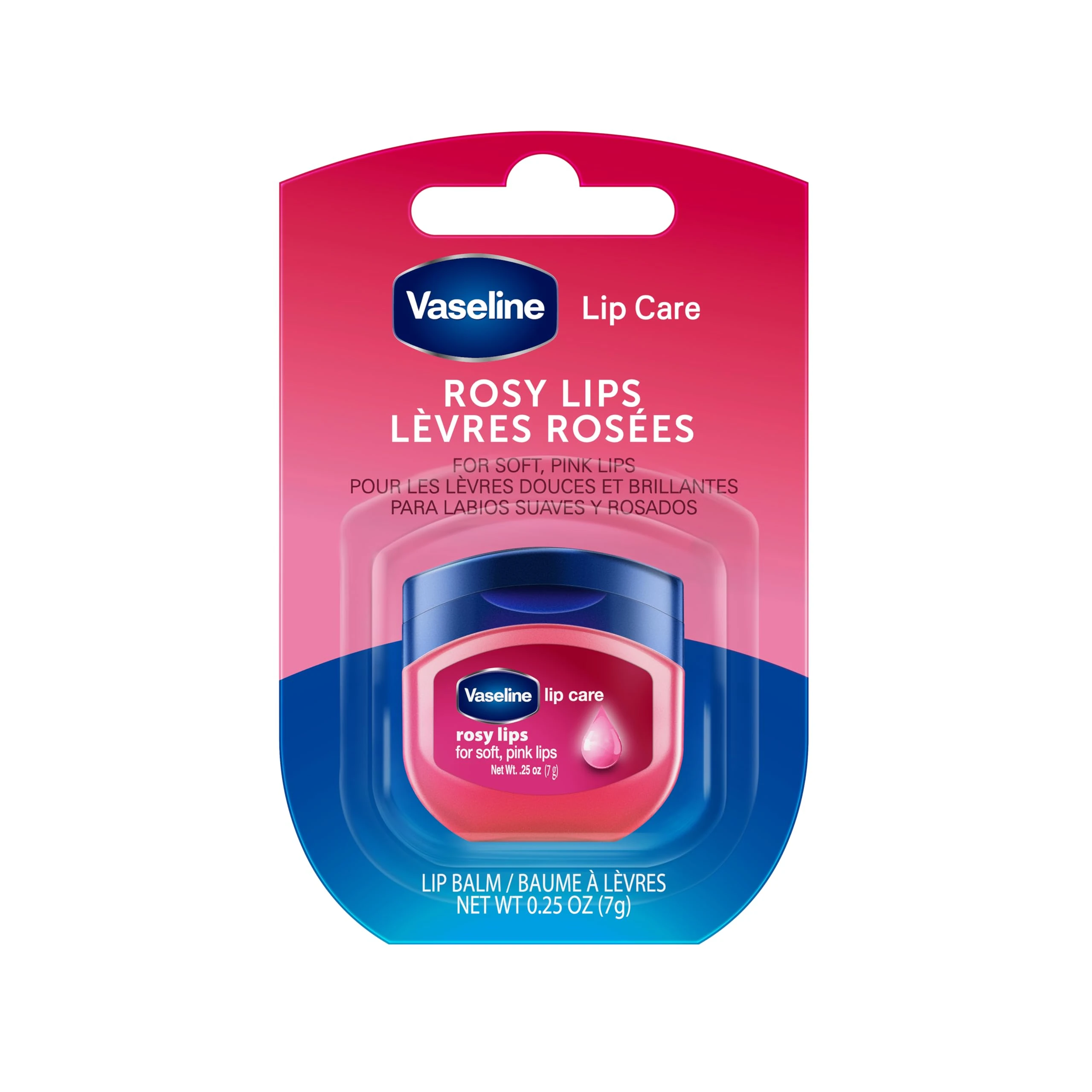 Vaseline Lip Therapy, Rosy Lips, 0.25 Oz