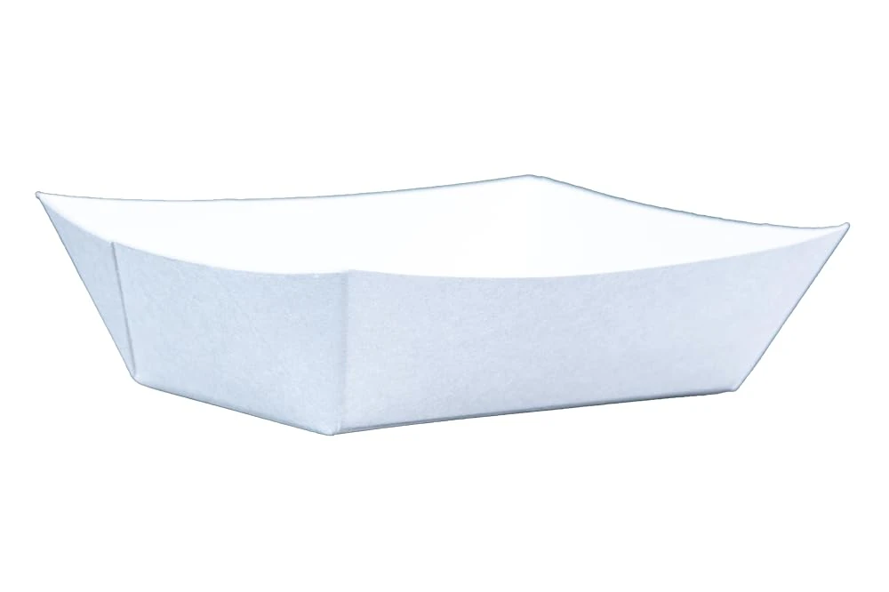 Southern Champion Tray 0550#25 Paperboard Food Tray, 1/4 lb Capacity, White (Pack of 1000)