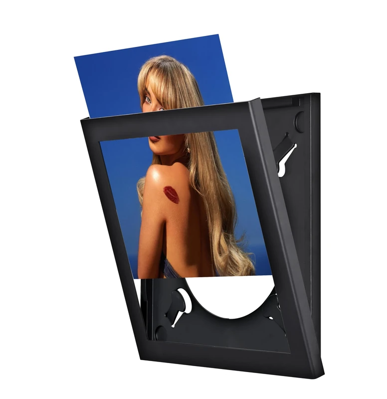 Nielsen Snap Show and Use Vinyl Record Frame - Black, 12.5" x 12.5", Plastic