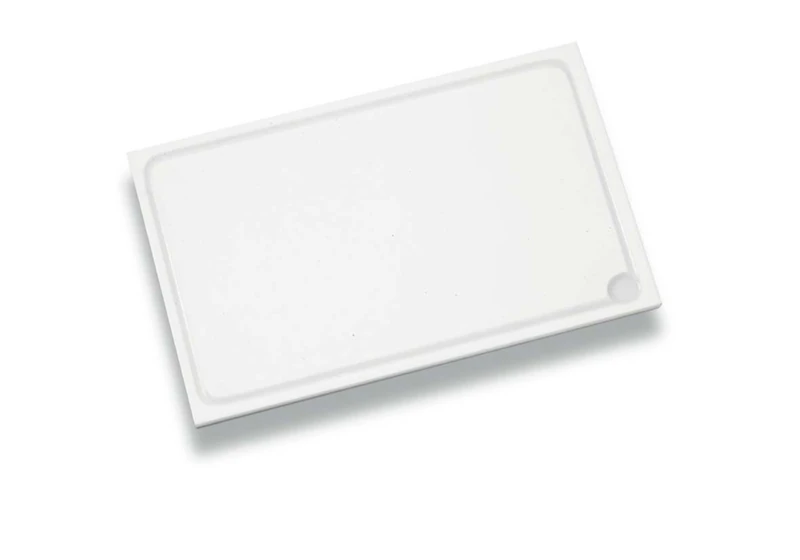 Louis Tellier Wooden Chopping Board with Juice Groove, 60 x 40 x 2 cm, White, NPP61