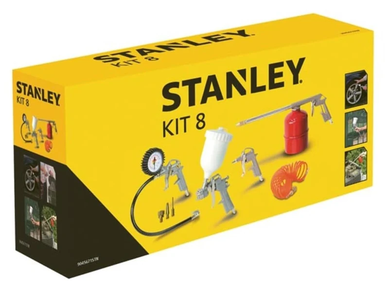 Stanley Accessories for Air Compressor, Airtoolkit (Pack of 8) 9045671STN