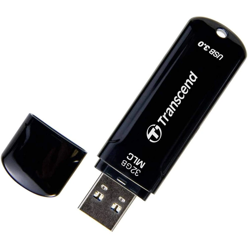 Transcend JetFlash 750 32GB USB 3.1 Gen 1 , High-Endurance MLC NAND Flash Portable Memory Stick for PC/Mac/Laptop-TS32GJF750K