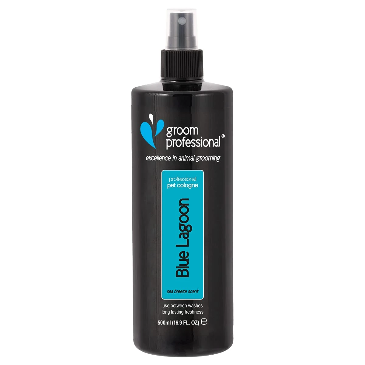 GROOM PROFESSIONAL Blue Lagoon Dog Cologne Spray - Ideal for Smelly Dogs - Deodorant - Refreshing Fresh Aroma - Perfect for Between Washes, 500ml