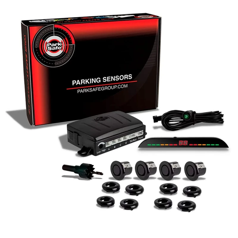 ParkSafe 'Multi-Angle' Front parking alert incl. 4 Sensors/LED Display (12/24V)