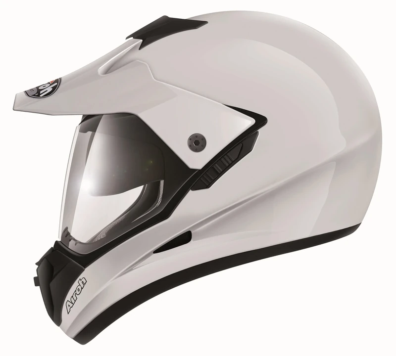 Airoh S514XL S5 Color Motocross Helmets, White, XL