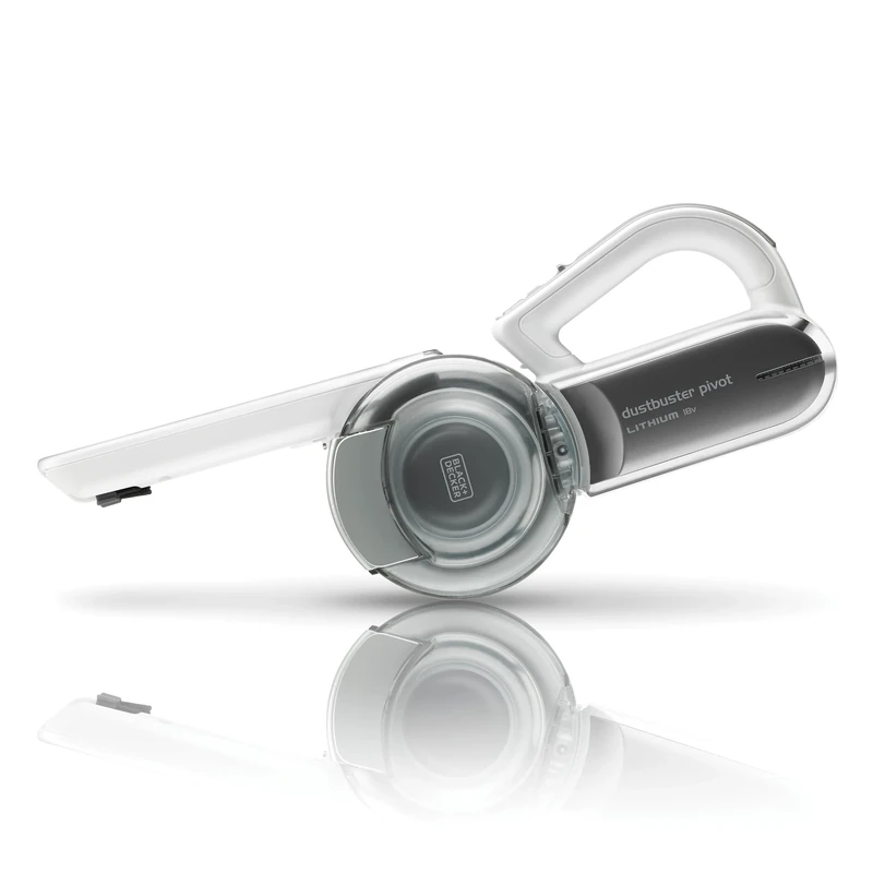 BLACK+DECKER Dustbuster Pivot Cordless 18V Handheld Vacuum Cleaner with Pivoting Head, 8 Cleaning Positions, Charging Dock and Accessories, PV1820L-GB