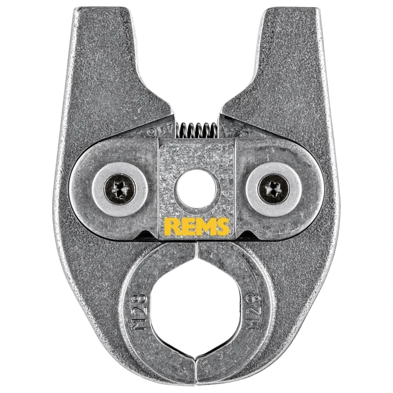 REMS Press Ring (Press Pliers) Mini M 28 mm, Accessory for REMS Mini Press, System A-Press Elförzinkad, Heavy Duty, Made of Particularly Tough Special Steel, System-Compliant, Safe Pressing - Image 1