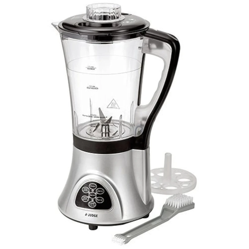 Judge Soup Maker with Egg Cooker Attachment, 1.7L Jug Capacity, Stainless Steel Blades 300W Motor 800W Heater Gift Boxed