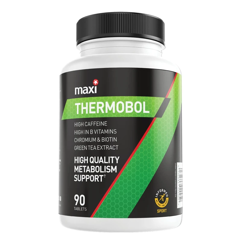 MaxiNutrition – Thermobol - Contains Chromium and Biotin, High in B Vitamins - 100mg Green Tea Extract, 130mg Caffeine per Serving, 90 Tablets