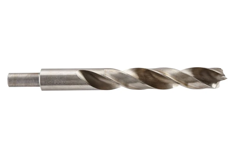 wolfcraft HSS Wood Twist Drill Bit "Professional", Ø 20 mm I 7255000 I For drilling into very hard woods