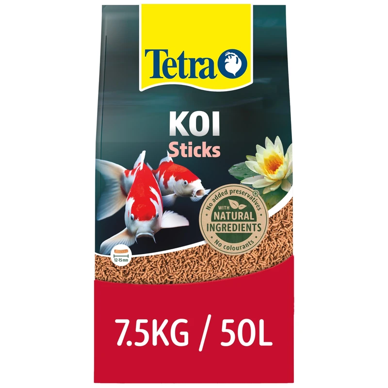 Tetra Koi Pond Fish Food Sticks 7.5kg - biologically balanced for koi fish