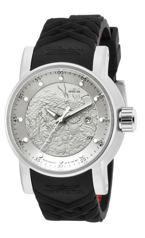 Invicta S1 Rally 15862 Men's Watch - Waterproof - Analogue - Automatic Movement - stainless steel with silver dial - 48mm