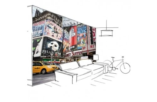 Scenolia Wall Hanging Tapestry Poster Trail 3 x 2.70 m XXL HD Quality