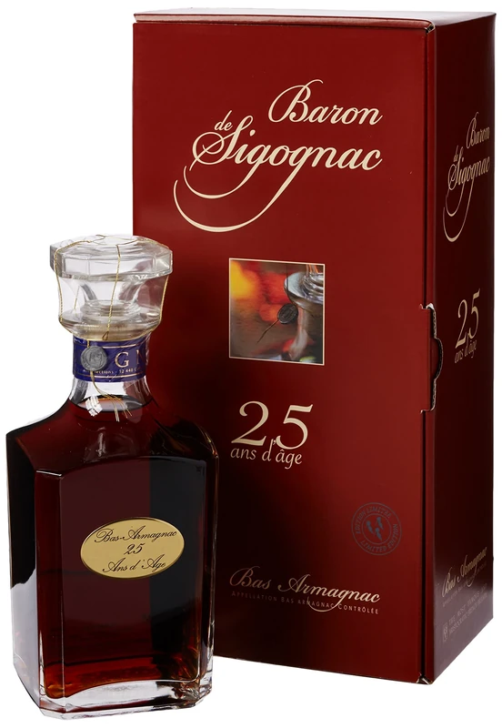 Baron De Sigognac 25 Ans Carafe Armagnac Brandy 70 cl